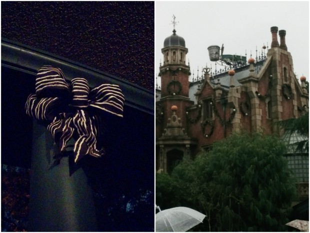 Dettagli nella "Haunted Mansion" a Tokyo Disneyland.