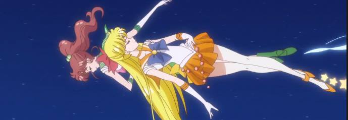 Sailor Venus e Sailor Jupiter nella nuova sigla