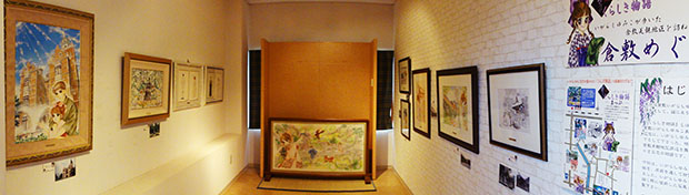 Interno del Museo d'arte Yumiko Igarashi a Kurashiki.