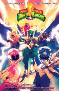 Copertina del primo volume di "Mighty Morphin Power Rangers".