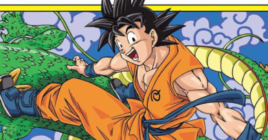 Dettaglio di una copertina di "Dragon Ball Super" di Toyotaro.