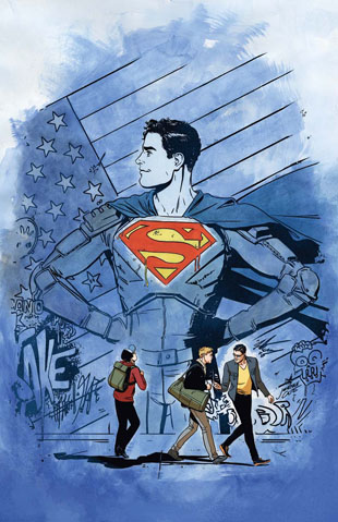 Illustrazione di "Superman: Alieno americano" di Max Landis.
