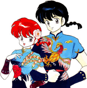 Illustrazione di "Ranma 1/2" di Rumiko Takahashi.