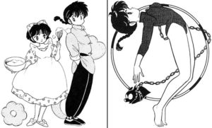 Illustrazione di "Ranma 1/2" di Rumiko Takahashi.