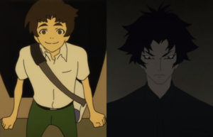 Fotogrammi di "Devilman Crybaby" di Masaaki Yuasa.