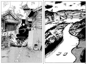 Due tavole di Yoshiharu Tsuge da "Neji shiki" e da "L'uomo senza talento".