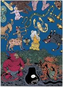 Tavola di "Hasib e la Regina dei serpenti" di David B.