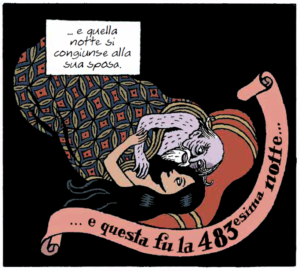 Vignetta di "Hasib e la Regina dei serpenti" di David B.