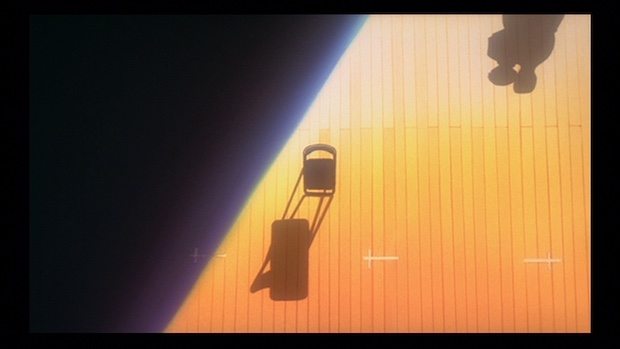 Fotogramma da "Neon Genesis Evangelion: Death & Rebirth" di Hideaki Anno.