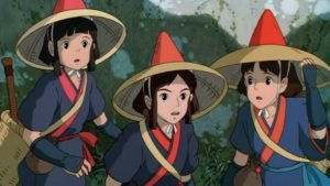 Fotogramma da "Principessa Mononoke" di Hayao Miyazaki.