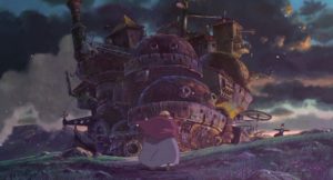 Fotogramma de "Il castello errante di Howl" di Hayao Miyazaki.