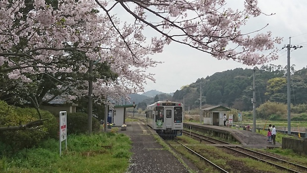 Stazione di Imabuku a Nagano, Giappone.