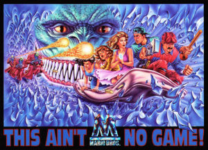 Immagine promozionale per "Super Mario Bros." di Rocky Morton e Annabel Jankel.
