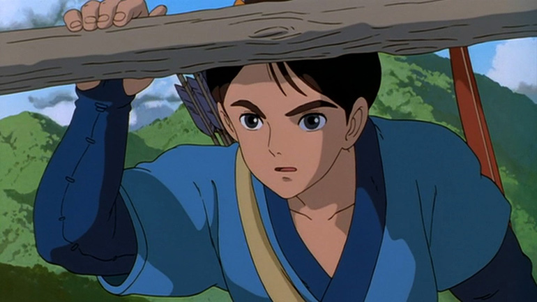 Fotogramma dal film "Principessa Mononoke" di Hayao Miyazaki.