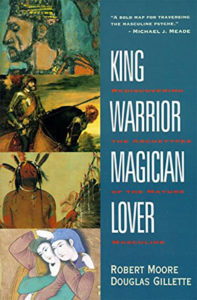 Copertina di "King, Warrior, Magician, Lover" di Robert L. Moore e Douglas Gillette.