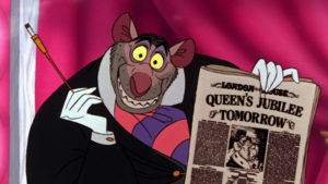 Fotogramma da "Basil l'investigatopo" di Ron Clements e John Musker.