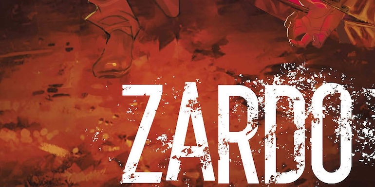 Dettaglio della copertina di "Zardo" di Tiziano Slavi ed Emiliano Mammucari.