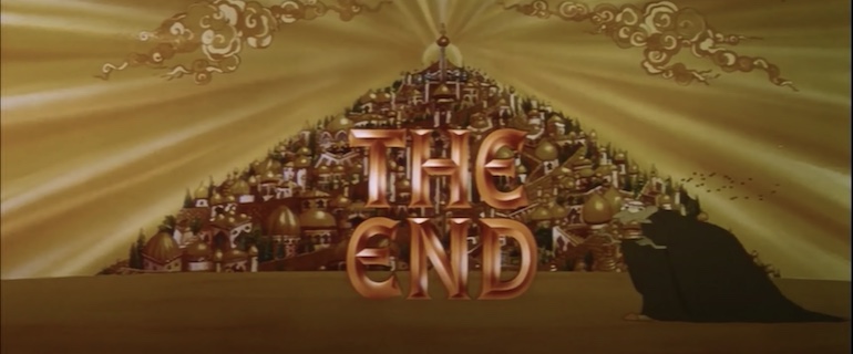 Fotogramma da "The Thief and the Cobbler" ("Il ladro e il ciabattino") di Richard Williams.