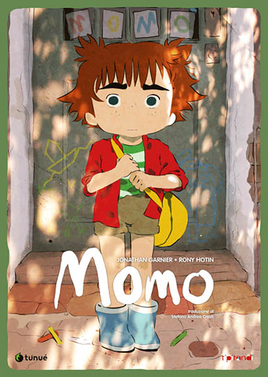 Copertina di "Momo" di Jonathan Garnier e Rony Hotin.