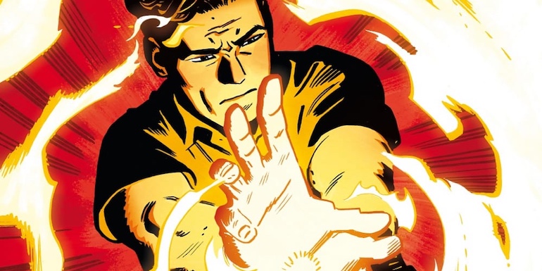 Dettaglio della copertina variant di "Fire Power: Preludio" di Robert Kirkman e Chris Samnee.