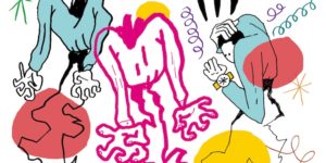 Dettaglio di una tavola da "Ted - Un tipo strano" di Émilie Gleason.