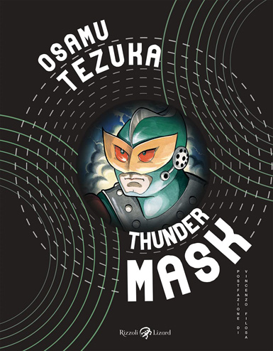 Copertina di "Thunder Mask" di Osamu Tezuka.