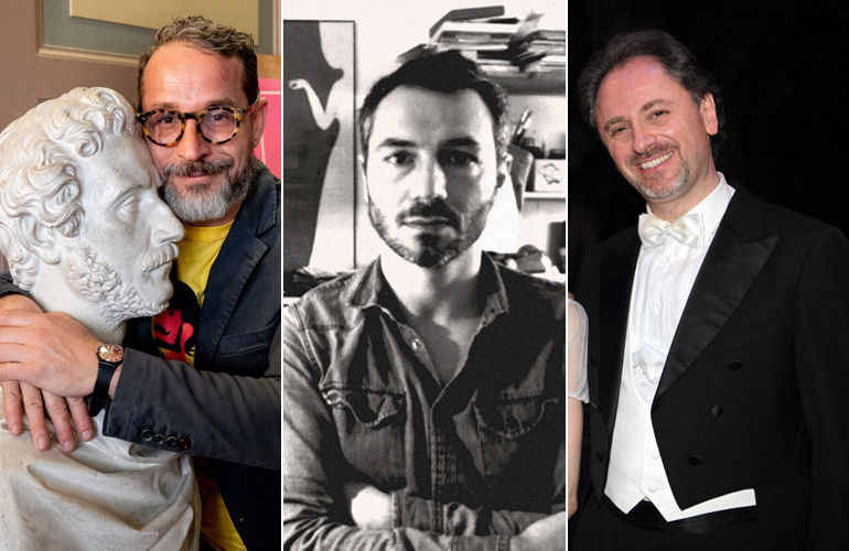 Collage fotografico di Francesco Micheli, Marino Neri e Alessandro Ferrari.