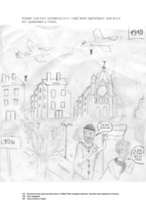 Tavola dal volume "Le sette avventure illustrate franco-italiane / Les sept aventures illustrées franco-italiennes".