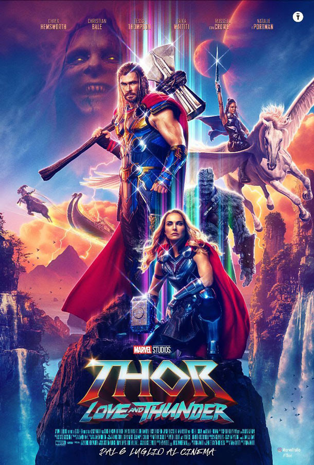 Poster italiano di "Thor: Love and Thunder"