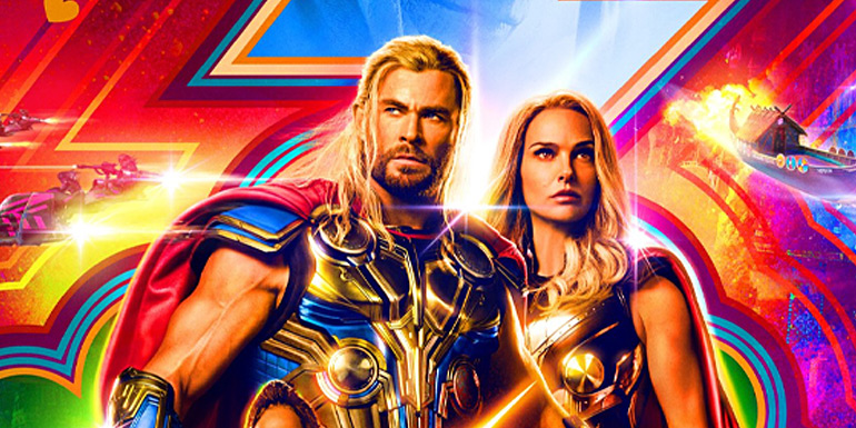 Chris Hemsworth e Natalie Portman in "Thor: Love and Thunder"