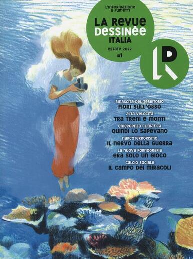 Revue dessinéè italia, giornalismo a fumetti 1 copertina