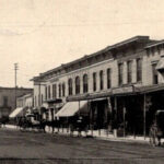 Vecchia fotografia di Edgerton, Wisconsin. Courtesy of John Foust.