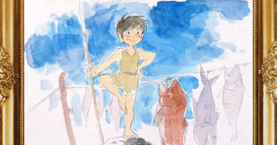 Elaborazione grafica di un'illustrazione di Hayao Miyazaki per la sua serie TV animata "Conan il ragazzo del futuro". Fonte: https://twitter.com/ani_obsessive/status/1383183128525746178