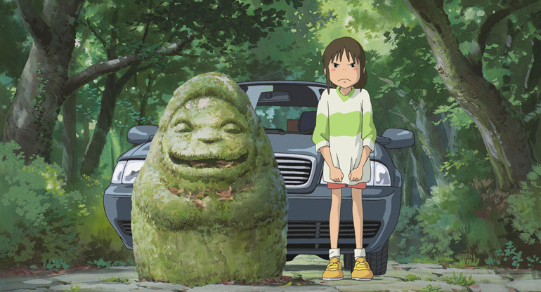 Fotogramma da "La città incantata" di Hayao Miyazaki.