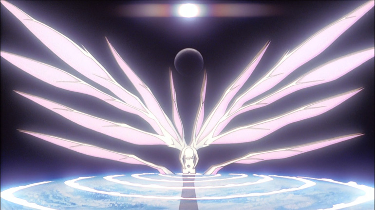 Fotogramma dal film "Neon Genesis Evangelion – The End of Evangelion" di Hideaki Anno.