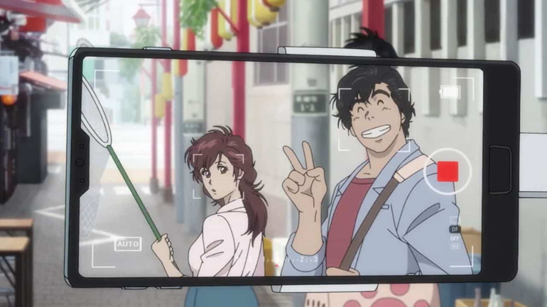 Fotogramma dal film "City Hunter – The Movie: Angel Dust" di Kenji Kodama.