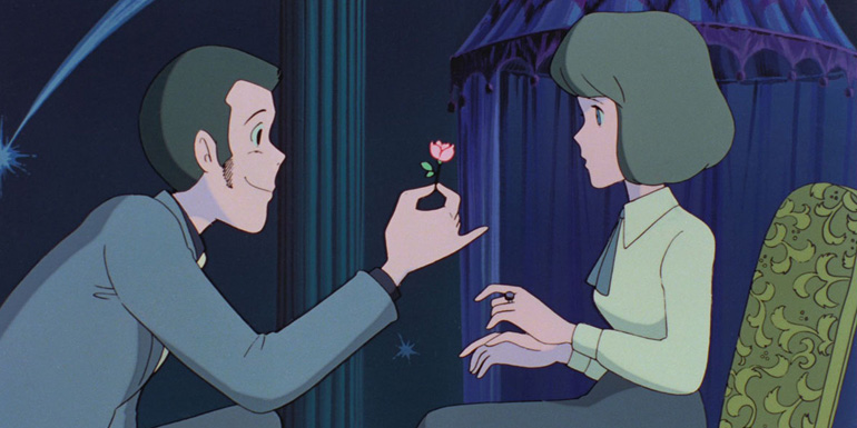 Fotogramma dal film "Lupin III – Il castello di Cagliostro" di Hayao Miyazaki.