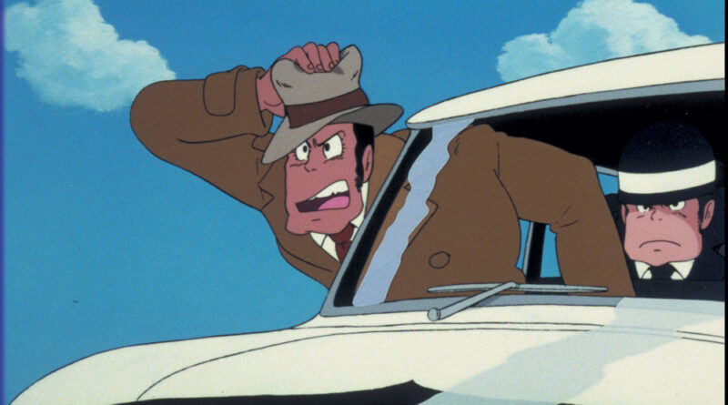Scannerizzazione di un rodovetro dal film "Lupin III – Il castello di Cagliostro" di Hayao Miyazaki.