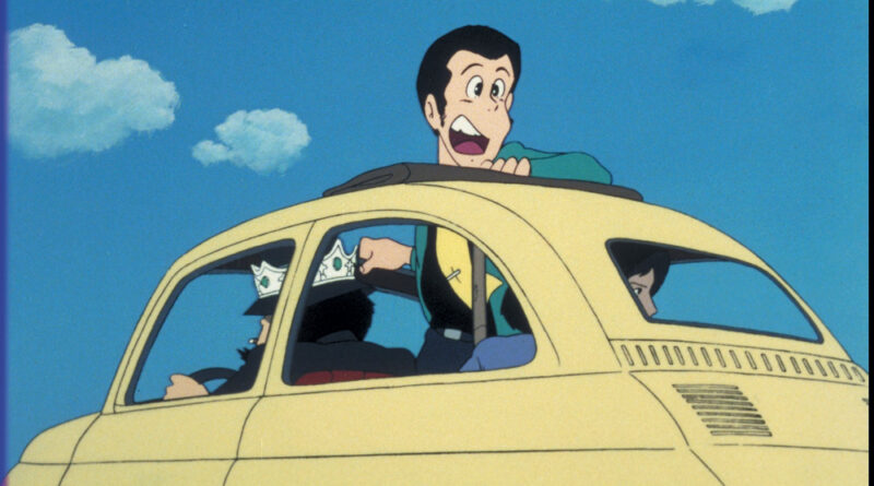 Scannerizzazione di un rodovetro dal film "Lupin III – Il castello di Cagliostro" di Hayao Miyazaki.