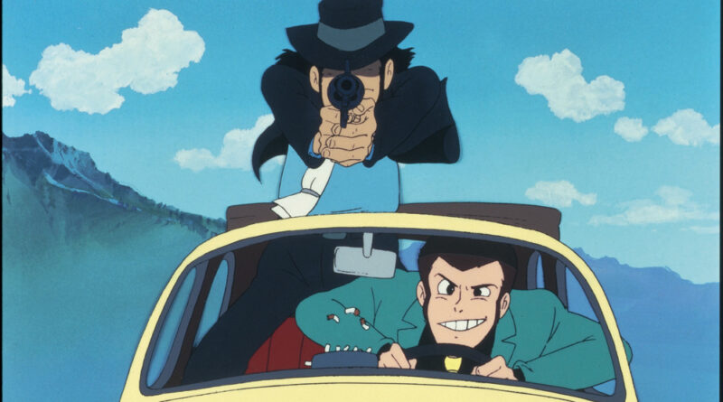 Scannerizzazione di un rodovetro dal film "Lupin III – Il castello di Cagliostro" di Hayao Miyazaki.