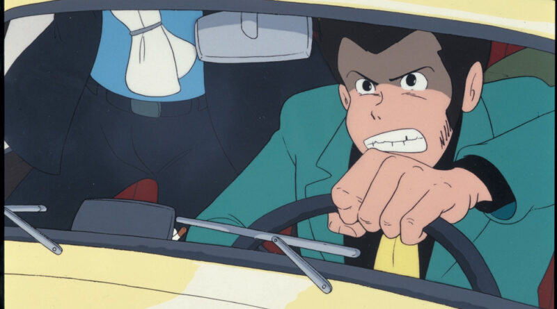 Scannerizzazione di un rodovetro dal film "Lupin III – Il castello di Cagliostro" di Hayao Miyazaki.