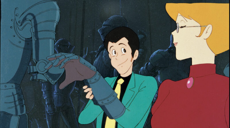 Scannerizzazione di un rodovetro dal film "Lupin III – Il castello di Cagliostro" di Hayao Miyazaki.