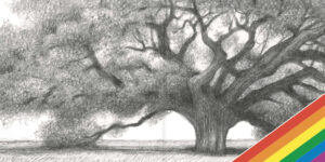 Dettaglio di un'illustrazione dal libro "La quercia" di Walt Whitman e Brian Selznick.