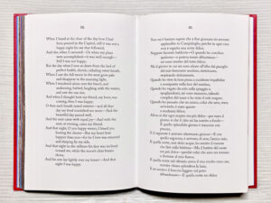 Foto di due pagine del libro "La quercia" di Walt Whitman e Brian Selznick.